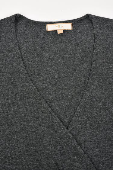 טופ מעטפת סריג GREY