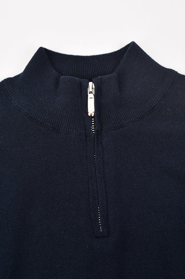 חולצת סריג עם רוכסן NAVY