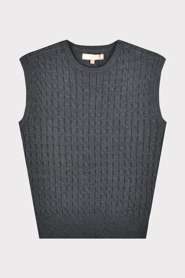 טנק סריג צמות GREY