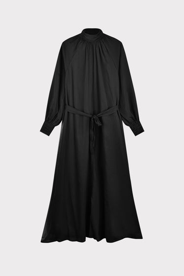 שמלת שיפון אלגנטית BLACK