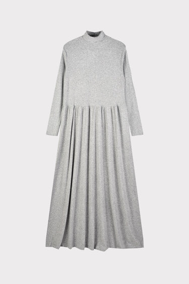 שמלת ריב עם כיווץ במותן GREY