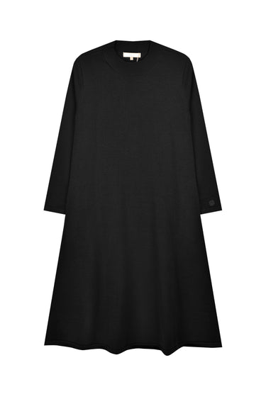 שמלת סריג גזרת A BLACK