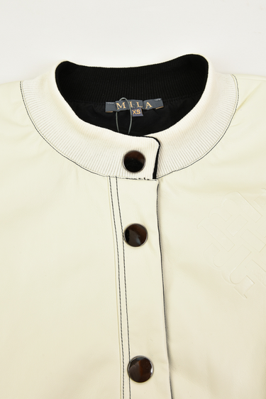 חצאית עור פליסה