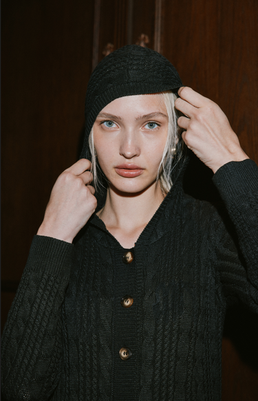 שמלת מקסי סריג קפוצ'ון