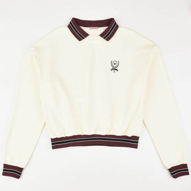 פוטר צווארון פולו MILK&BORDO