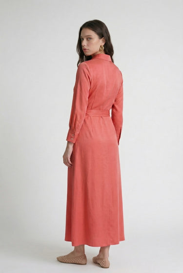 שמלת מעטפת סאטן ROSE