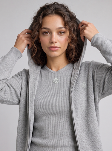 קפוצון בייסיק ריב GREY