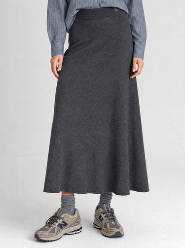 חצאית סריג גזרת A GREY