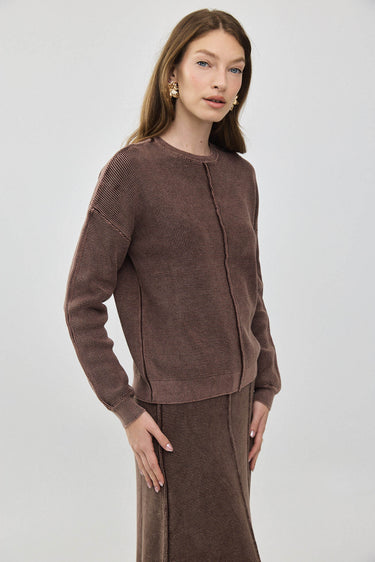 סריג וופל וואש CHOCOLATE