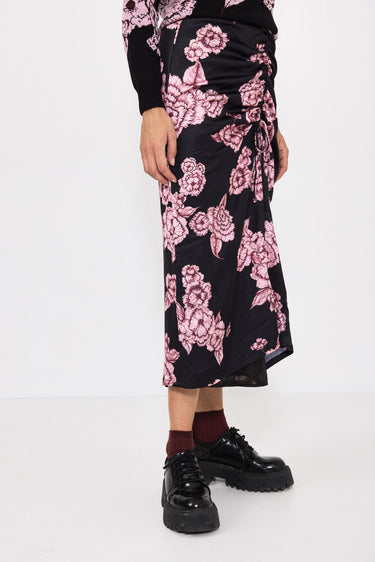 חצאית כיווץ מדוגמת